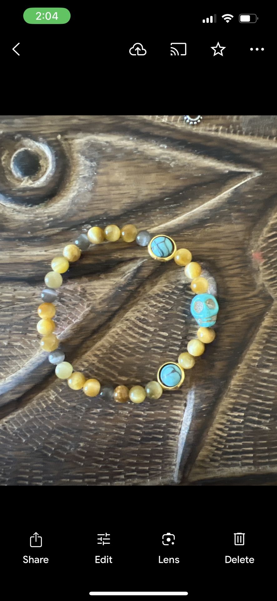 Premium gemstone and metal alloy stretch bracelets