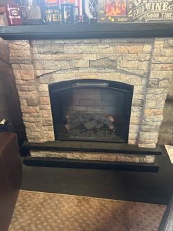 Electric Faux Fireplace