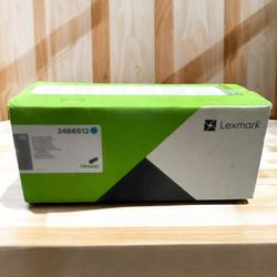 Lexmark Cyan original toner cartridge for Lexmark XC8160 & XC8163 Toner# 24B6512 
