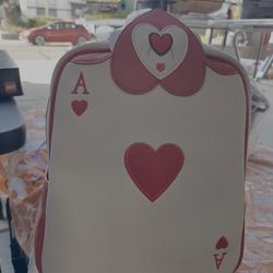Loungefly Disney Alice in Wonderland Ace of Hearts Cosplay Mini Backpack