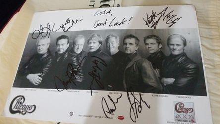 SIGNED CHICAGO PHOTO