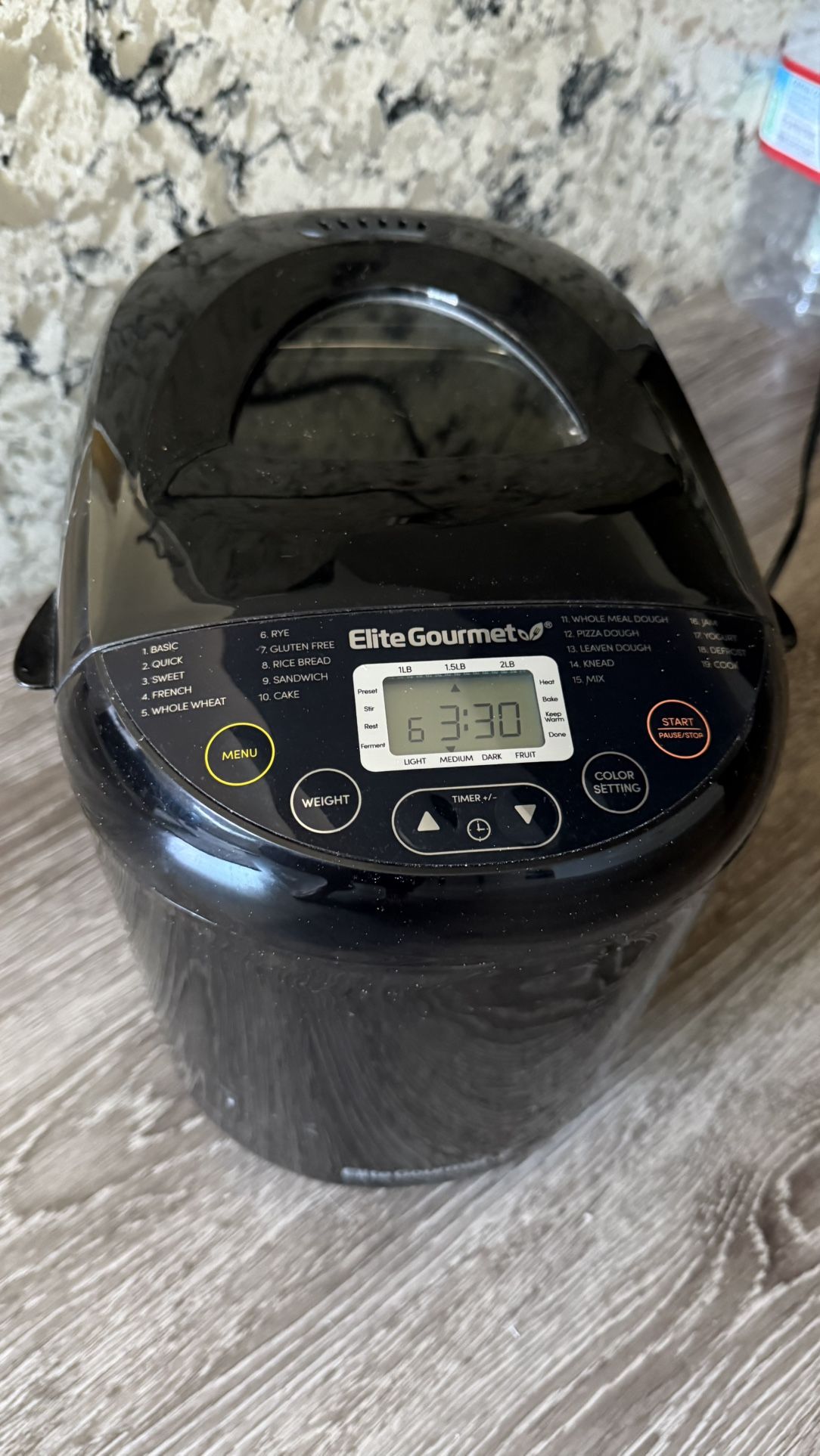 Bread Maker | Elite Gourmet EBM8103B