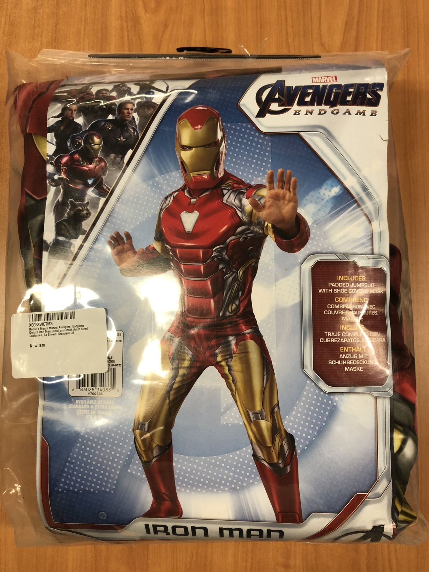 Avengers Iron Man (New) Costume & Mask Halloween 