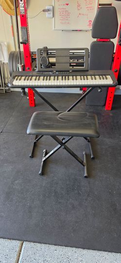Keyboard, Stand & Chair