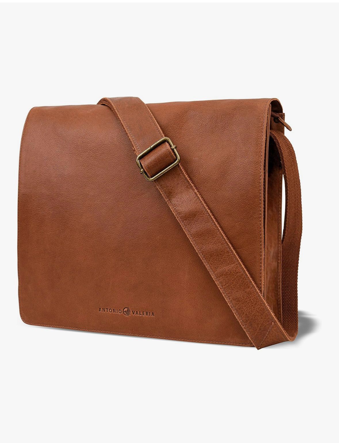 Antonio Valeria Albert Premium Leather Messenger Bag for Men