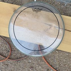 Remo Drum Head Pinstripe Clear 14 Inch Used But Still Gota Lots Life In It