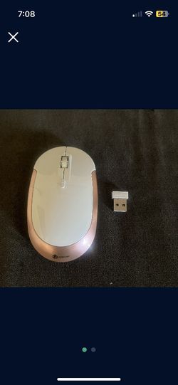 Iclever Rose Gold Gaming Mouse Wireless In Excellent Condition