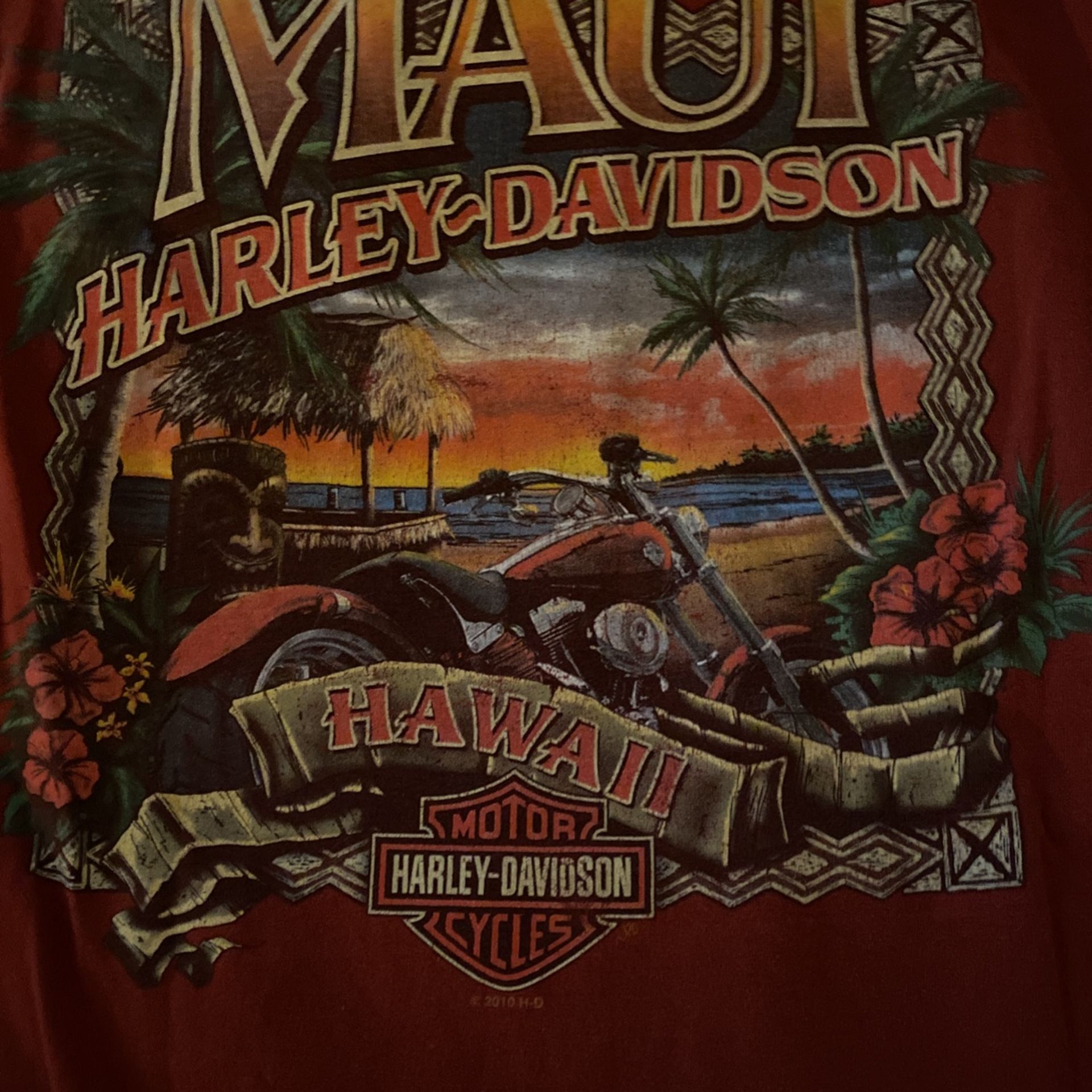 Harley Davidson Maui Hawaii T-shirt 