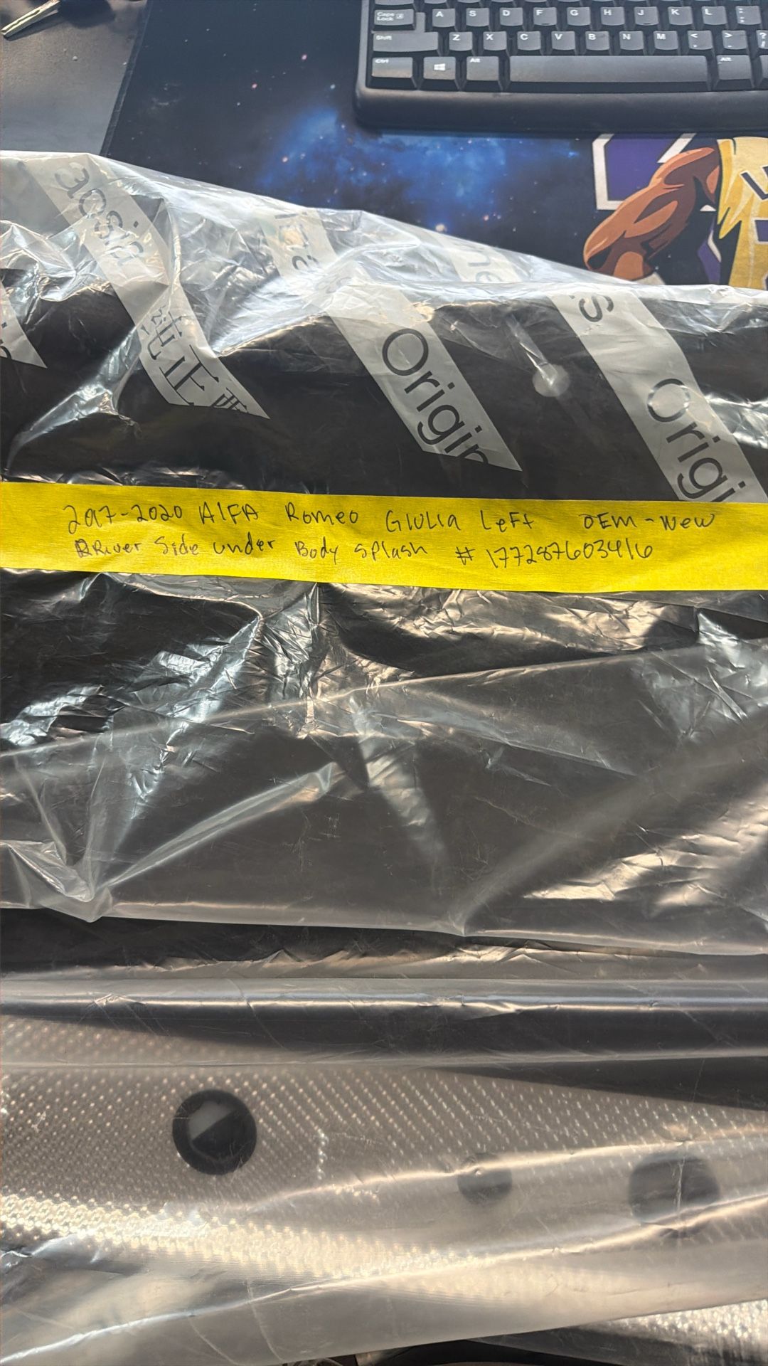 2017 2020 Alpha Romeo Giuila Left Oem New Driver Side Under Body Splash