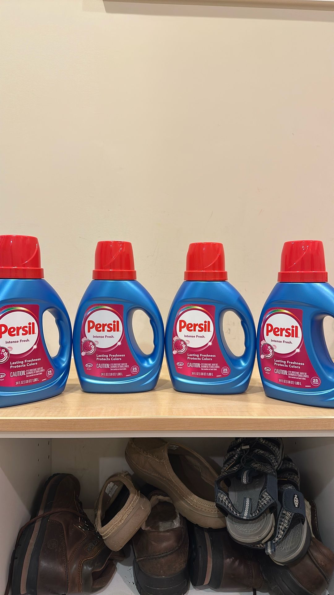 Persil laundry detergent 34 oz: $4 each