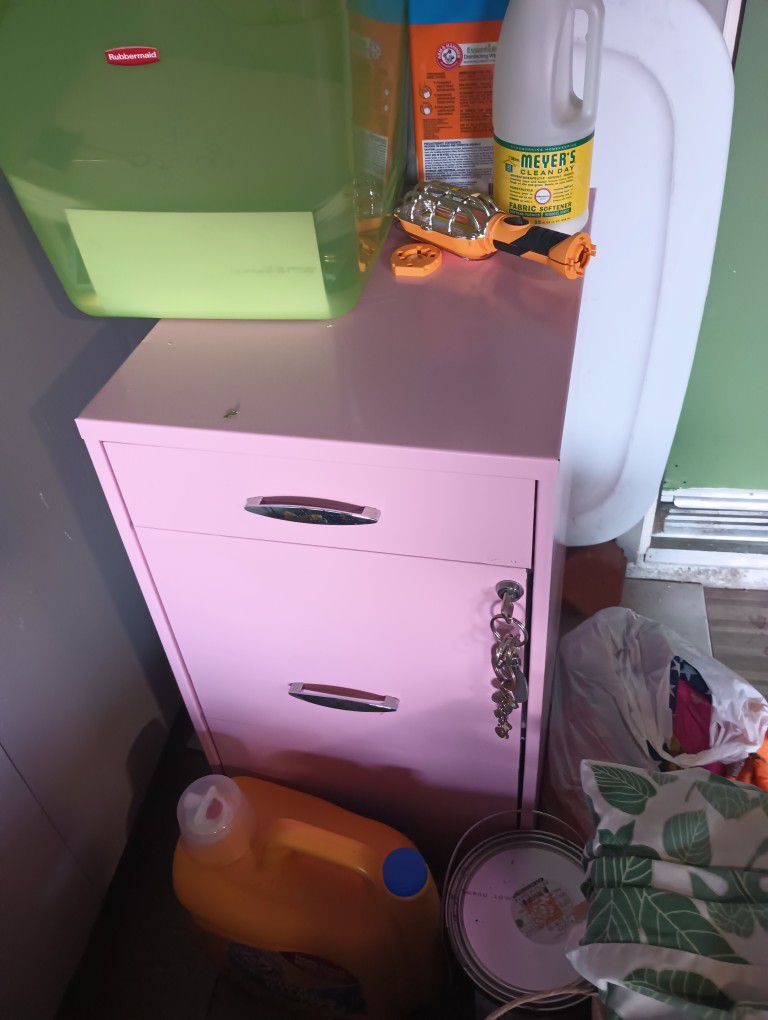Pink 🩷 Pretty File Cabinet 