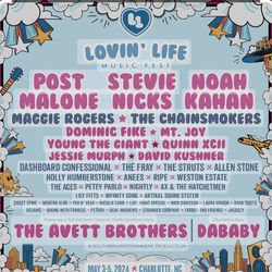 Two (2) LOVIN' LIFE MUSIC FESTIVAL MAIN-STAGE 3day Pass VIP TICKETS 