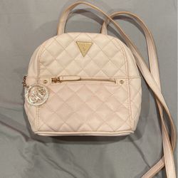 Pink Guess Mini Backpack 