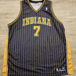 Indiana Pacers Offcial Jermaine O'Neal 5x Stitched Jersey 