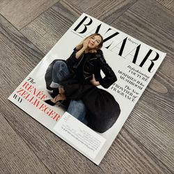 $8 for Harper’s Bazaar Fashion Magazine Renee Zellweger Issue Cover April 2022