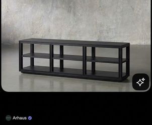ARHAUS PEARSON CANE CONSOLE MEDIA MINT CONDITION