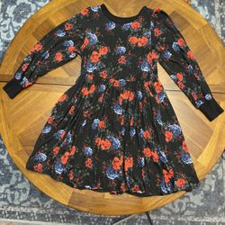 Torrid Super Soft Plush Floral Dress with Pockets – Size 2 (Plus Size)