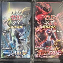 Pokémon Card Japanese Xy 8 1st Ed. Booster boxes Red Flash Blue Shock 
