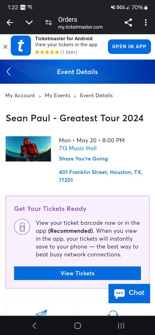 2 Sean Paul Tickets