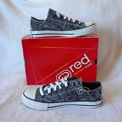 Red Marc Ecko Rumor fashion sneakers size 6 for women 