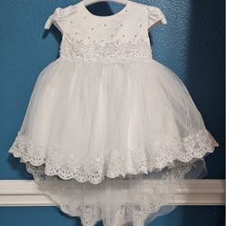 Baby Wedding / Baptism Dress White