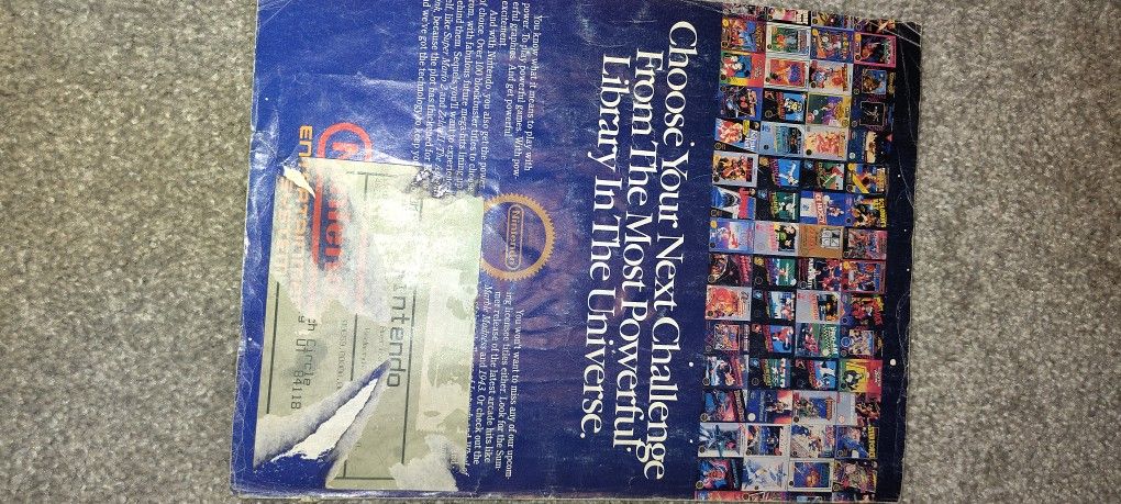 Nintendo Power First Issue 1988.