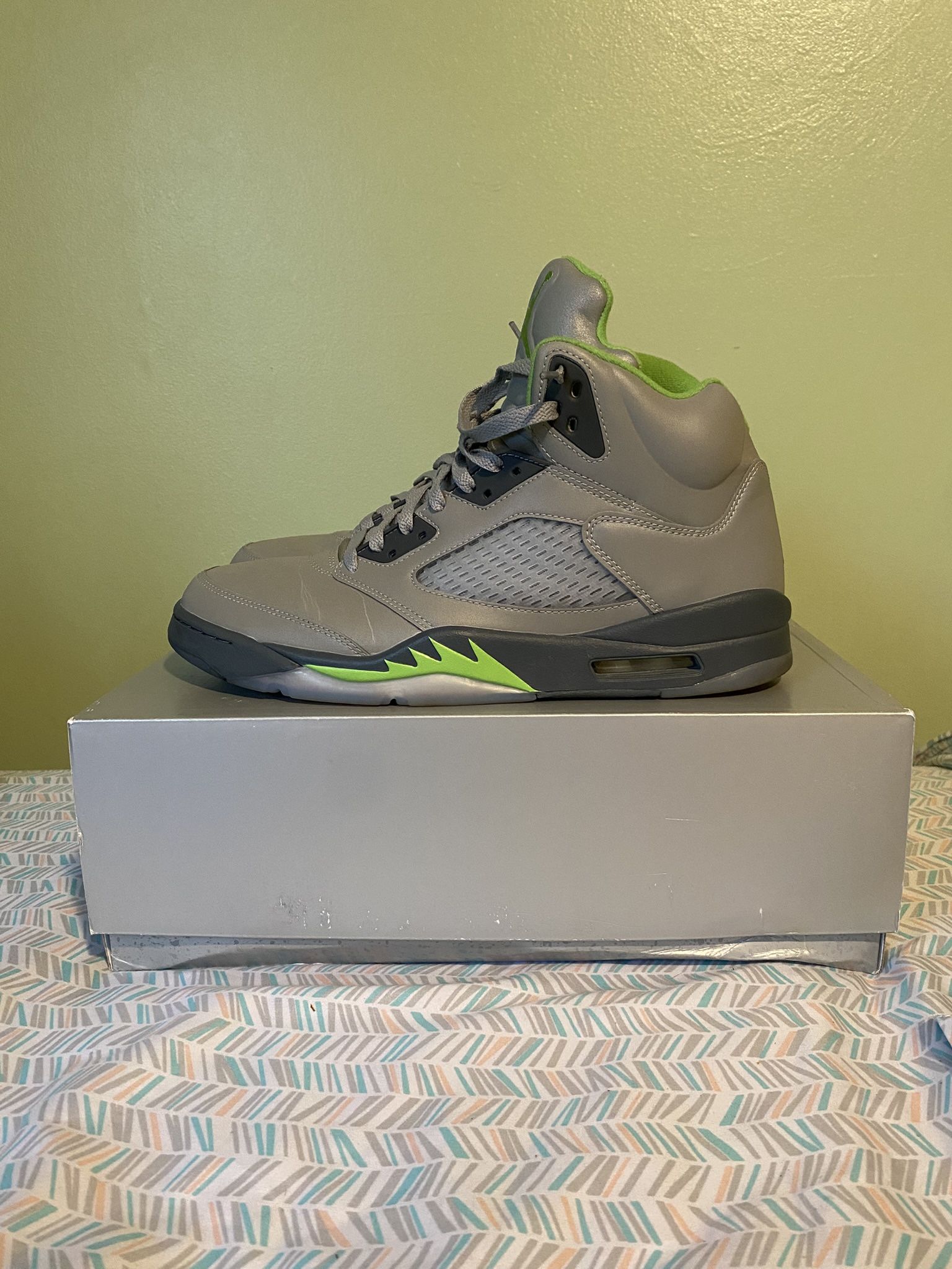 Jordan 5 Retro Green Bean