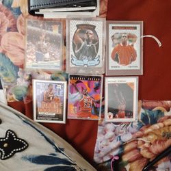 Micheal Jordan, Kobe Bryant, Shaquille O'Neal Cards