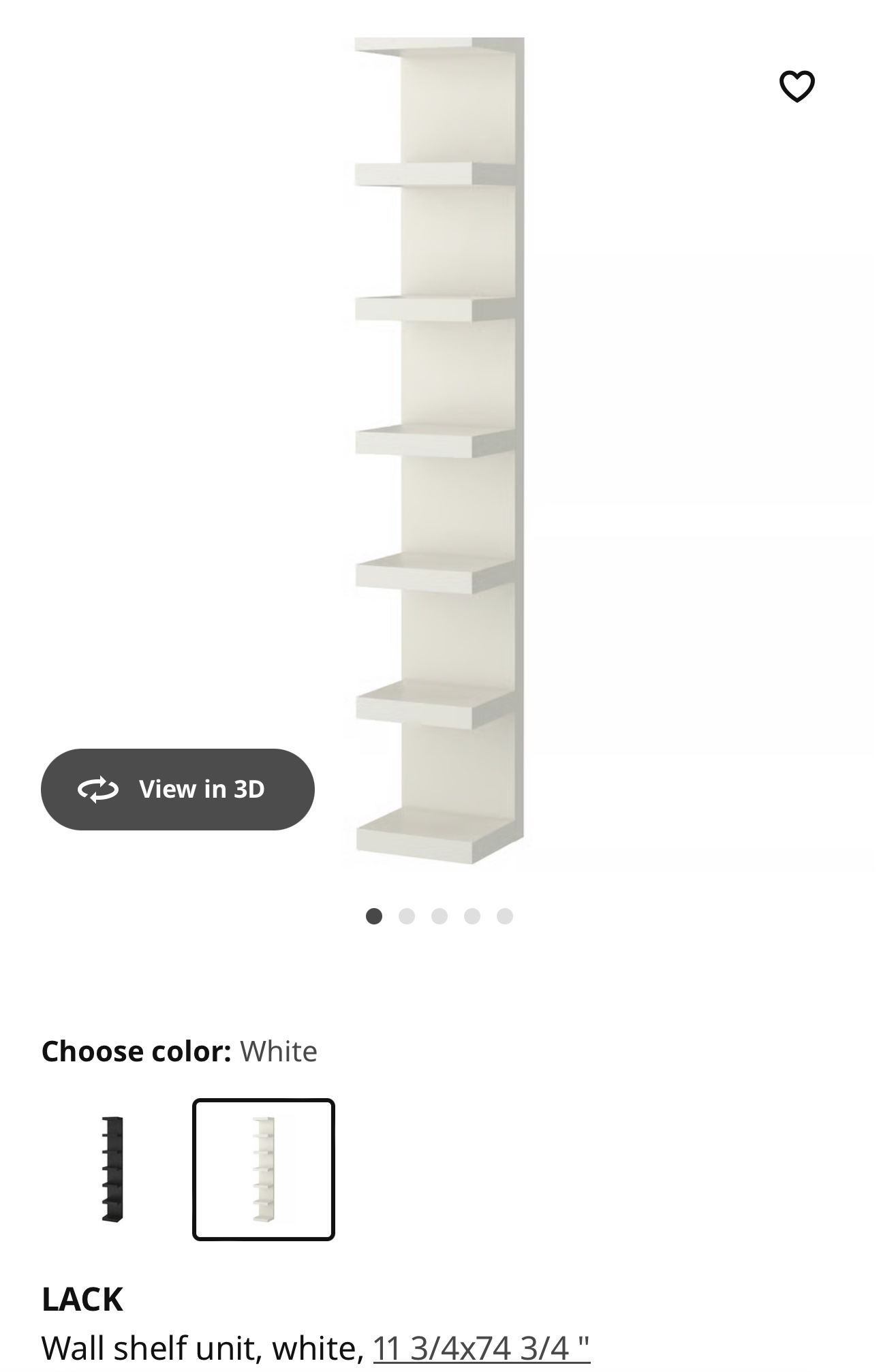 Shelves