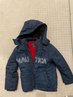 Kids Boys Puffer Jacket Size 6 Nautica Navy Blue