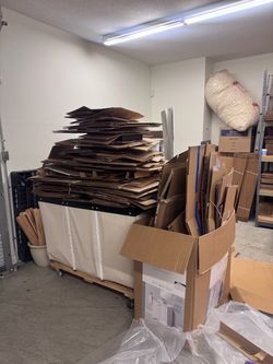 Free Cardboard for recycling need to pick up