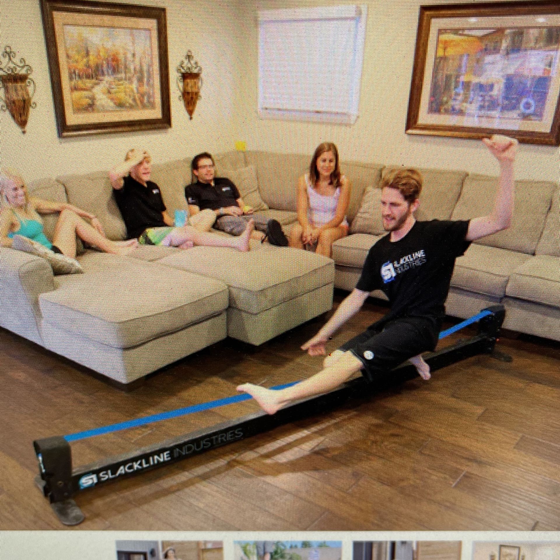 Slackline Industries Indoor Or Outdoor Slack Line Setup Anywhere 