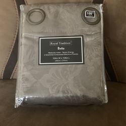 Brand New Royal Tradition Bella Blackout Grommey Curtains