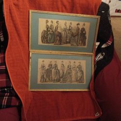 Vintage And Old "Pictures...Set Of (2)...