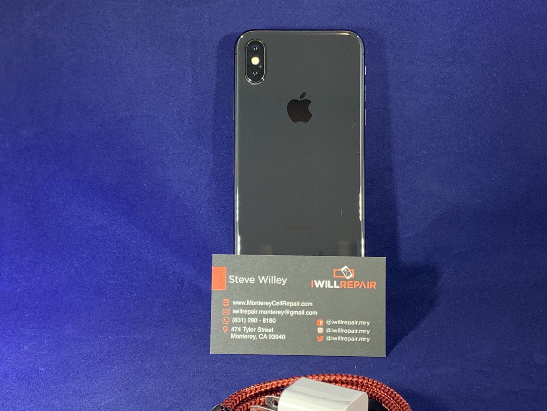 Apple iPhone X Black 256GB Unlocked $400