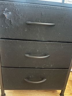 Fabric drawer dresser
