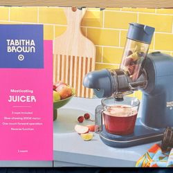 Electric Masticating Juicer Dark Teal Blue - Tabitha Brown for Target