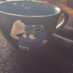 M&M Collectible Blue Mug