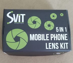 SVIT 5 in 1 mobile phone lens kit