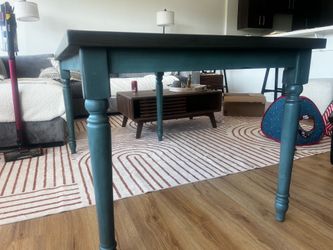 Wood Dining Table – Unique Two-Tone Finish