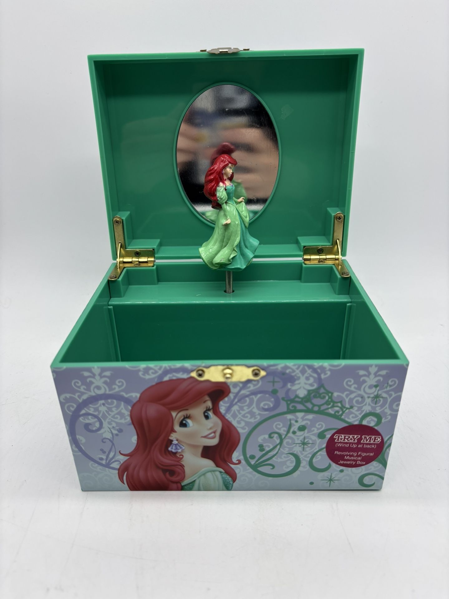 Disney Little Mermaid Ariel Jewelry Music Box Part Of Your World Works Kcare