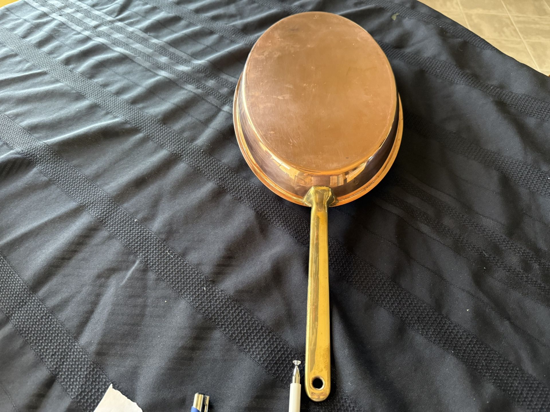 Vintage Spring CULINOX Copper/Stainless Steel Pan Made Switzerland 
