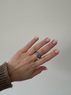 Oura Ring, Silver, Size 7, Gently used Great Condition