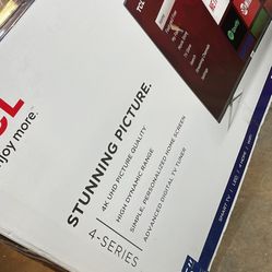 TCL 65S433 65 Class 4K Ultra HD Roku Smart TV 4Q6