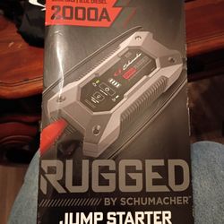 Schumacher Rugged Jump Starter $100