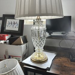 Crystal & Brass Lamps