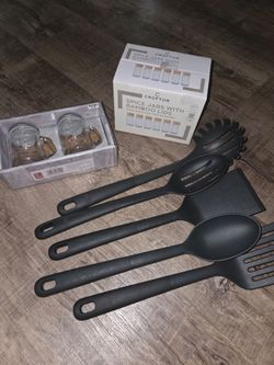 Kitchen Utensils, Spice Jars and Salt Pepper Shaker NEW