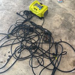 Pressure Washer With A Turbo Nozzle 