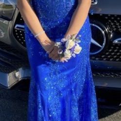 ROYAL BLUE CINDERELLA DIVINE DRESS