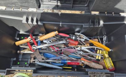 Stanley 22" Tool Box with Assorted Hand Tools